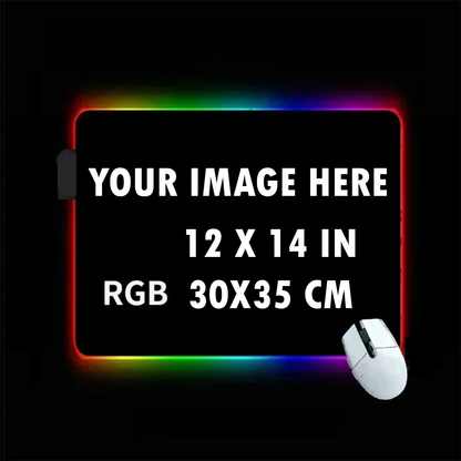 RGB PERSONALIZED MOUSE/DESK PAD (8 SIZES)
